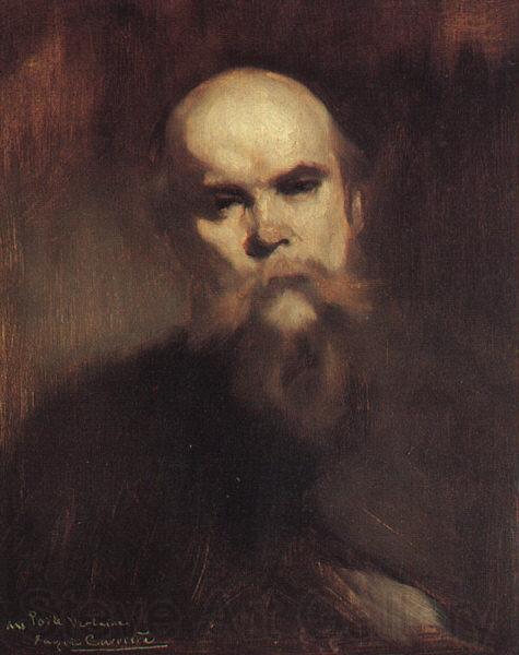 Eugene Carriere Portrait of Paul Verlaine Germany oil painting art